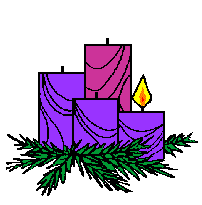 1st Sunday Advent Candles